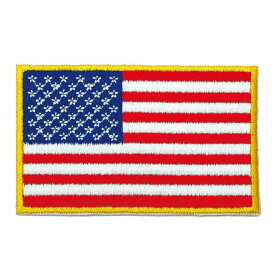 【アパレルスタッフセレクト】ワッペン アイロン USA アメリカ 国旗 フラッグ アップリケ わっぺん アイロンで簡単貼り付け 1000円以上お買い上げでゆうパケット便送料無料