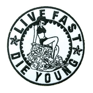 �y�A�p�����X�^�b�t�Z���N�g�z���b�y�� �A�C���� Live Fast Die Young ���b�Z�[�W �����Z�������� �f�U�C�� �A�b�v���P ����؂� wappen �A�C�����ŊȒP�\��t�� 1000�~�ȏエ�����グ�ł䂤�p�P�b