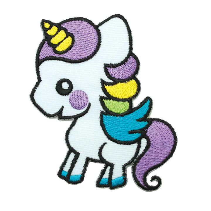 楽天市場 アパレルスタッフセレクト ワッペン アイロン ユニコーン かわいい キャラクター アップリケ わっぺん アイロンで簡単貼り付け 1000円以上お買い上げでゆうパケット便送料無料 Global Market