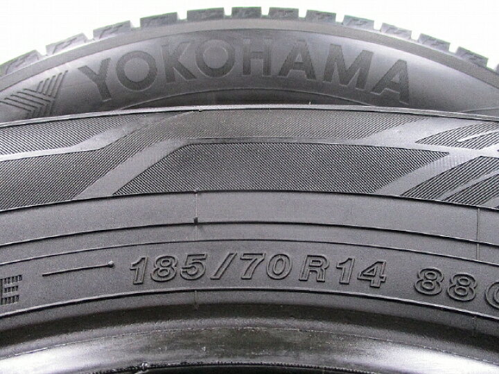 楽天市場】【中古スタッドレスタイヤ 185/70R14 2本】【ヨコハマ ice 