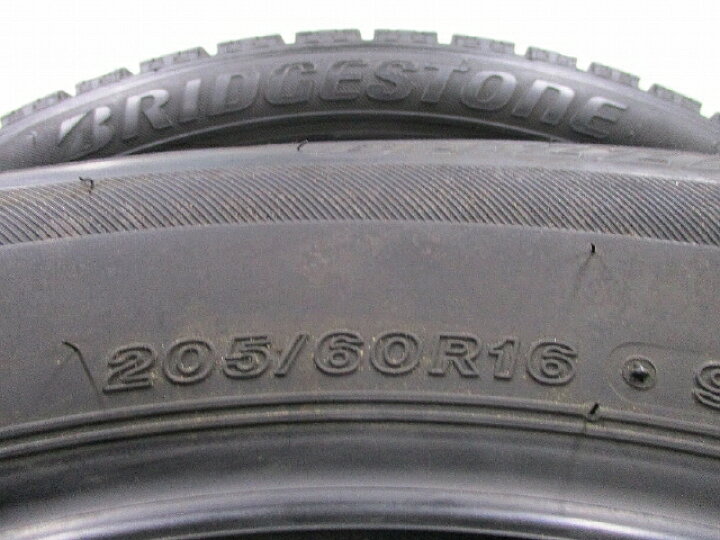 楽天市場】【中古スタッドレスタイヤ 205/60R16 2本】【ブリヂストン 