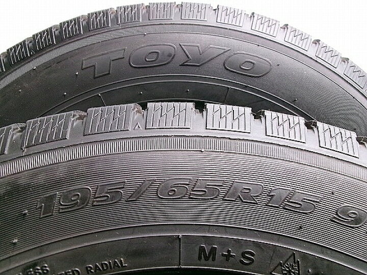 楽天市場】【中古スタッドレスタイヤ 195/65R15 2本】【トーヨー 