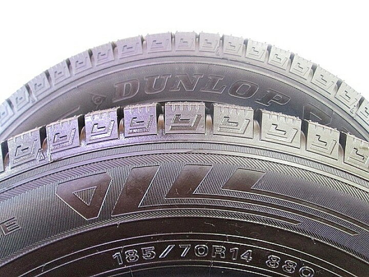 楽天市場】【中古スタッドレスタイヤ 185/70R14 4本】【ダンロップ 