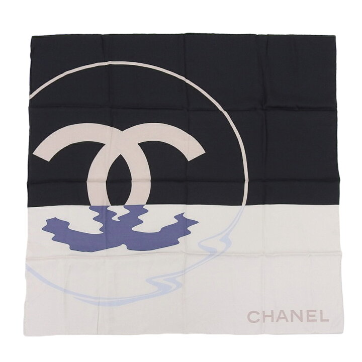楽天市場】【中古】 タグ付未使用 シャネル CHANEL 現行品 CHL-SCARF2 