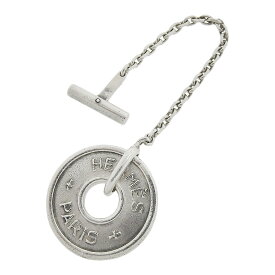 【中古】 美品 エルメス HERMES 70年代 ヴィンテージ アーカイブ セリエロゴ シルバー925 キーリング バッグチャーム 蟹刻印 メンズ レディース