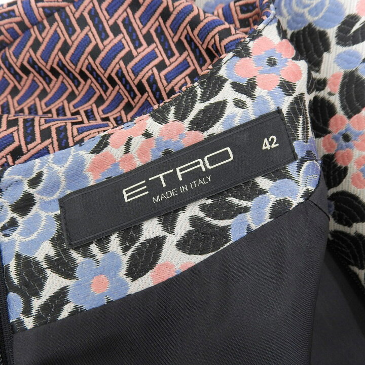 楽天市場】楽天スーパーセール！【中古】超美品 エトロ 現行黒タグ 総  
