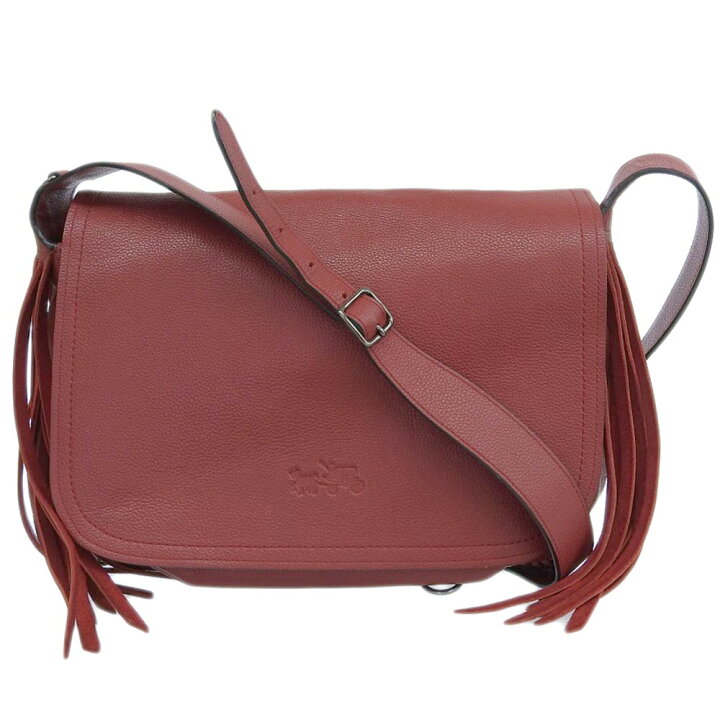 楽天市場】新着【中古】超美品 コーチ COACH チェーン 編込 レザー 