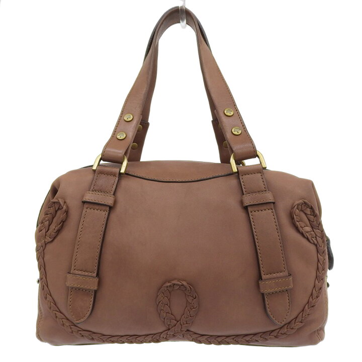 楽天市場】【中古】 美品 マルベリー MULBERRY メタルタグ ラム レザー 