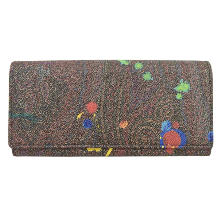 楽天市場】新着【中古】美品 エトロ ETRO 現行ロゴ ペイズリー レザー 
