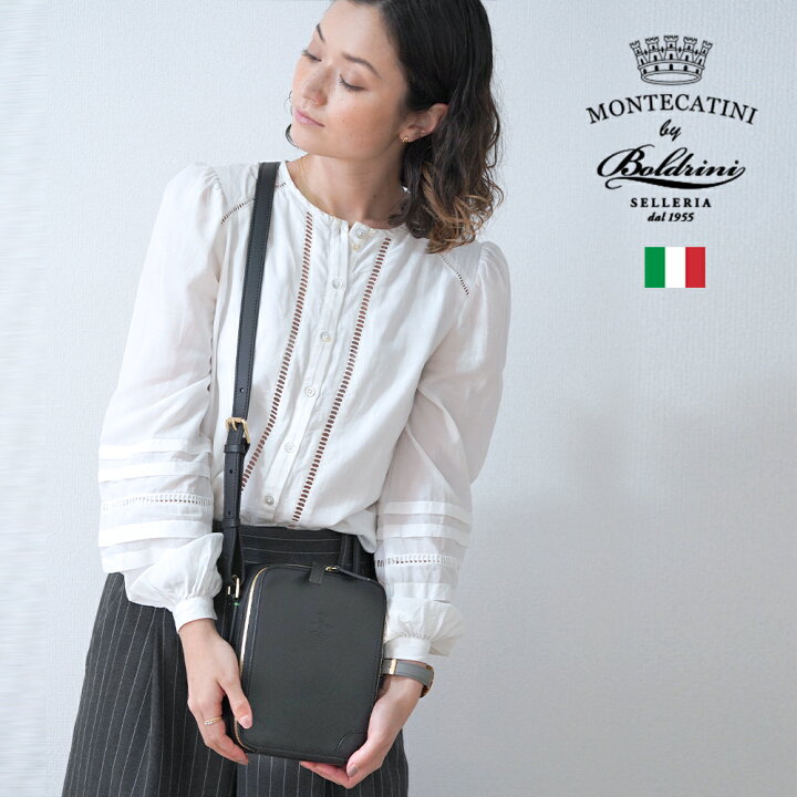 楽天市場】Montecatini ショルダーバッグ イタリアンレザー Boldrini 