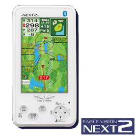 イーグルビジョン EAGLE VISION NEXT2 カラー：ホワイト ゴルフ距離測定器 GPSナビ 距離計 みちびき EV-034
