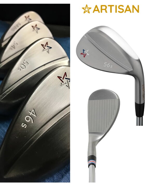 楽天市場】アーティザン ゴルフ ウェッジ artisan golf ニッケルクロム 