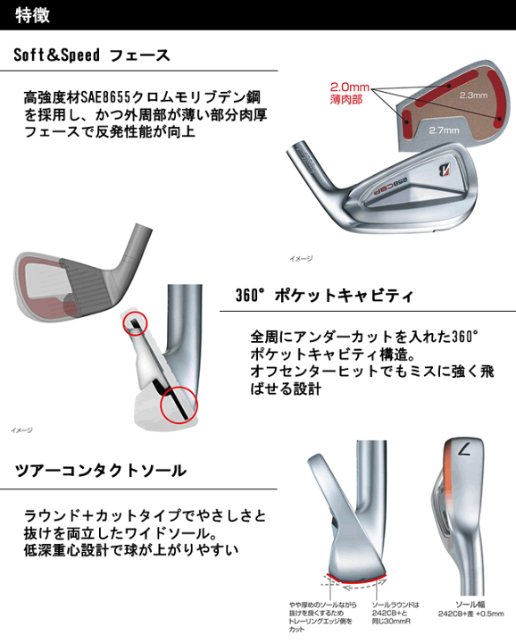 258CBP アイアンセット 6本セット 楽天市場】【カスタムスペック】ブリヂストン 258CBP アイアン