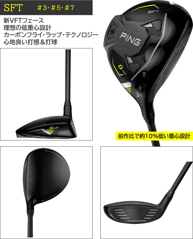 【楽天市場】G430 フェアウェイウッド MAX SFT ピン PING ゴルフ
