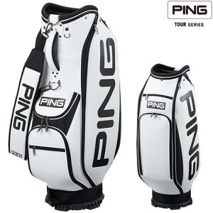 �W���p�����f���I�s�� PING �c�A�[���C�g�L���f�B�o�b�O Tour Light Caddy Bag 9.5�^ �z���C�g×�u���b�N cb-t2501/38296-01