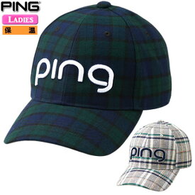 ピン PING ゴルフ レディースプレイドフィールサーモキャップ Ladies Cap 全2色 HW-L2201/36449