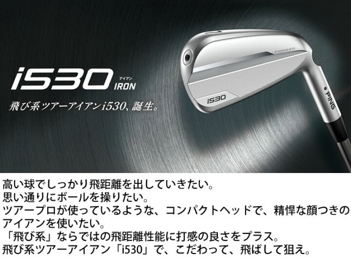 楽天市場】i530 アイアン 単品 ピン PING ゴルフ クラブ NSPRO 750GH 