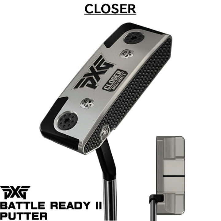 楽天市場】PXG バトルレディ2 パター クローザー BATTLE READY II 