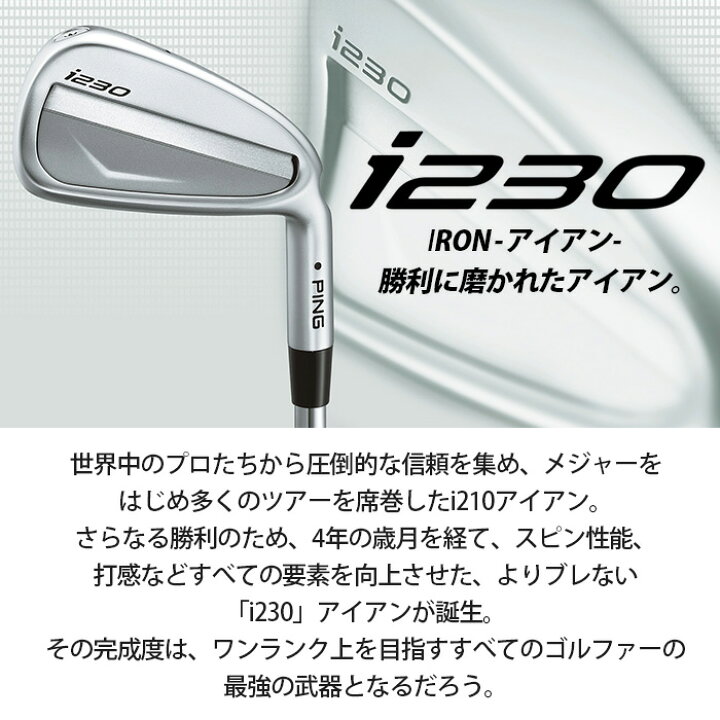 楽天市場】ピン ゴルフ PING i230 アイアン Dynamic Gold 120 単品 