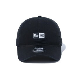 ニューエラ NEW ERA 13751111 9TWENTY Box Logo BASIC CAP ブラック/ホワイト キャップ 帽子 CAP
