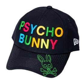 サイコバニー Psycho Bunny PBMG301F PB NEW ERA コラボ CAP ゴルフ 帽子 キャップ ニューエラ