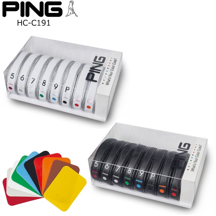 ゴルフ用品 ヘッドカバー 単体セット ピンゴルフ PING HC-C191 新着セール カラーコード 単体用 ping アイアンカバーセット golf 34549 開催中 8個セット