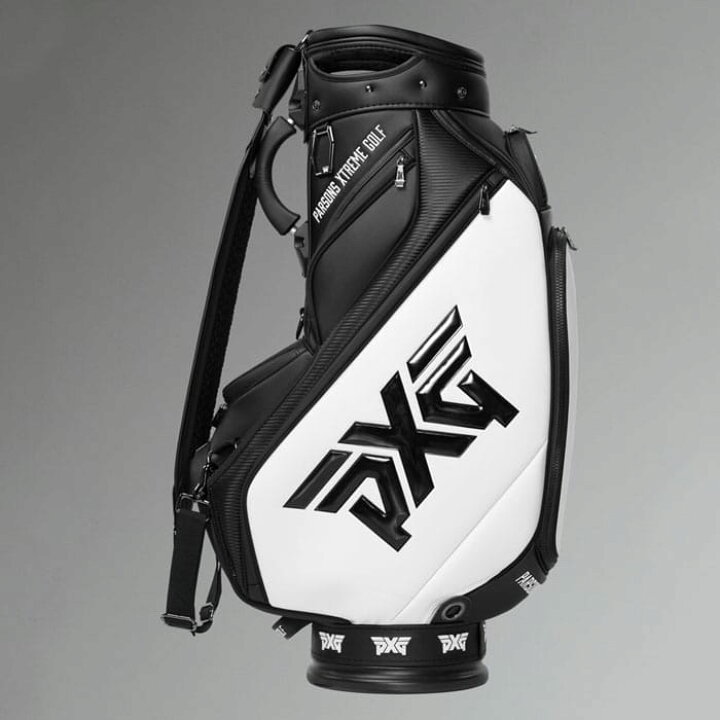 楽天市場】PXG TOUR CADDY BAG Black/White ツアーキャディバック 9 
