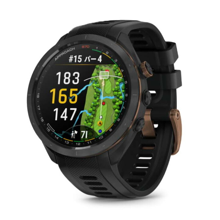 楽天市場】ガーミン GARMIN Approach S70 47mm Black Bronze Edition 