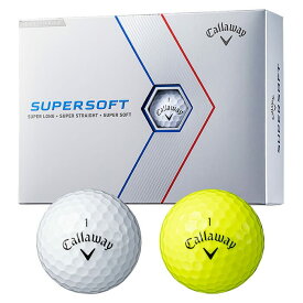 キャロウェイ 2023 SUPER SOFT ボール 1ダース 12球 スーパーソフト 2ピース