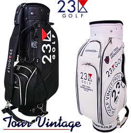 【PREMIUM SALE】23区GOLF・TOUR VINTAGE SIRIESツアーキャディーバッグ【BO1PNM-0861】 【GOLFLINE】【VINTAGE-S】