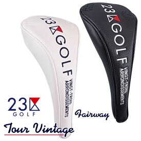 【PREMIUM SALE 30%OFF】23区GOLF・TOUR VINTAGE SIRIESマグネット式フェアウェイ用ヘッドカバー【ZZ1PNM-0851】【GOLFLINE】【VINTAGE-S】