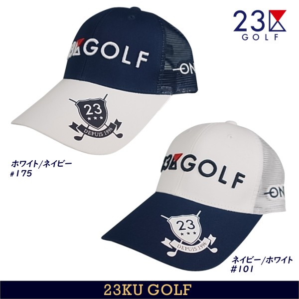 <BR><BR>23区GOLF　プレーヤーズメッシュキャップ<BR>≪≪HT1PBW-0801・0802　WH NA・NA WH≫≫<BR><BR>
