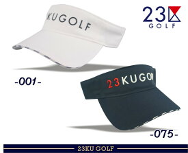 【New】23区GOLF・【UNISEX】ベーシックバイザー【HT1PCM-0911】