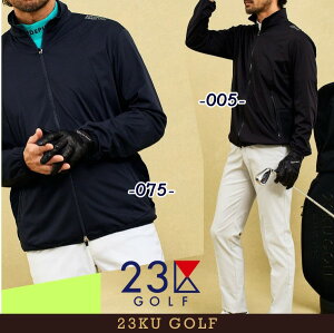 【PREMIUM SALE 35%OFF】 【秋のゴルフ応援セール】23区GOLFメンズ 【撥水=ストレッチ=防風】エアリージャージーブルゾン【JRVTGS-0201】
