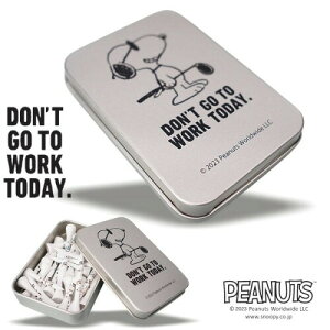 SNOOPY GOLF Xk[s[StDON'T GO TO WORK TODAY.W[EN[/Xk[s[O&V[gEbheB[Zbg ʃP[XtPEANUTS 642-3984106/23C
