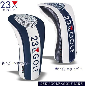 �yNEW�zONWORD×23��GOLF�N���u���S�V���[�Y�h���C�o�[�p�w�b�h�J�o�[�yZZ1PGW-0801�z�yGOLFLINE�z�yCLUBLOGO�z