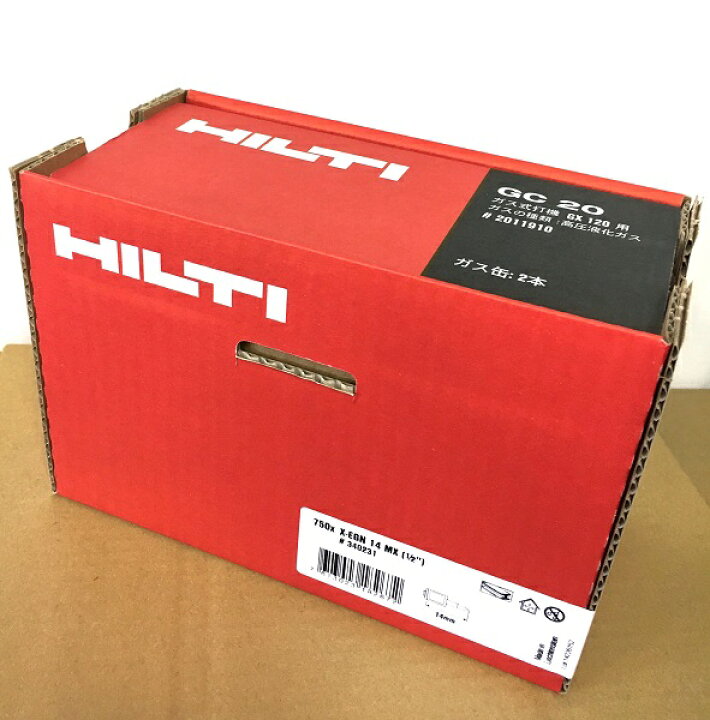 楽天市場】HILTI ヒルティ GX120用 ガスピン X-EGN14MX + ガス : GOOD 