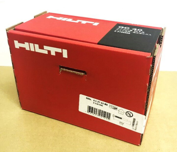 楽天市場】HILTI ヒルティ GX3/120用 ガスピン X-C 27 G3 MX (900本 