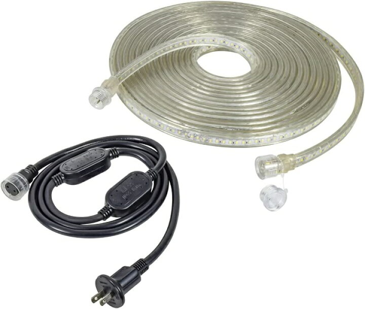 楽天市場】日動工業 LECN-R5L-W LEDコネクトライン 両面発光 5m 白 