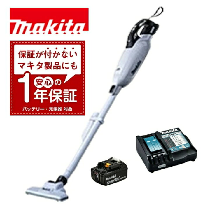 楽天市場】当店だけ！バッテリー充電器も1年保証! マキタ 白  