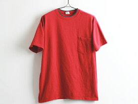 ■返品不可■ 90's■Calvin Klein カルバンクラインポケット付き半袖コットンTシャツ(メンズ L)CKポケT