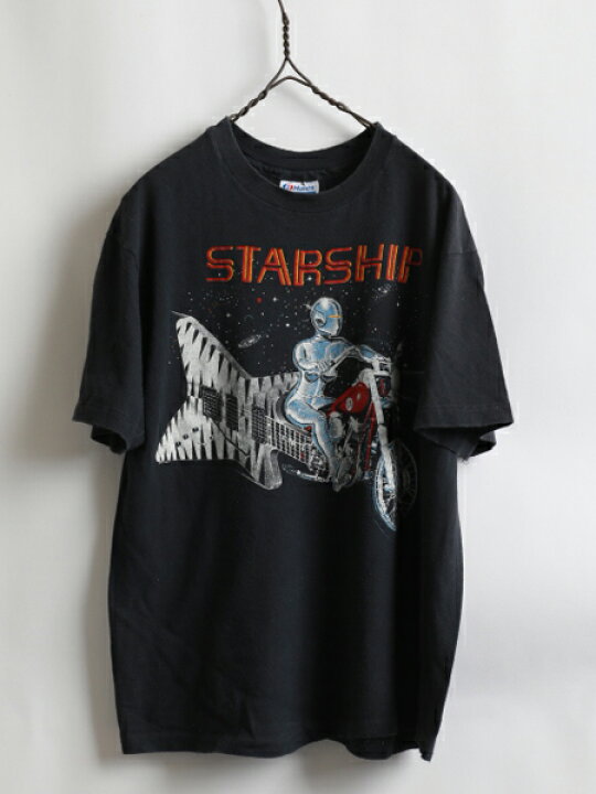 楽天市場】80s USA製 □ Star Ship スターシップ 半袖 ツアー プリント 