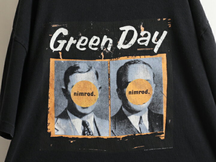 楽天市場】90s 人気の黒□ Green Day グリーンデイ nimrod ニムロッド 
