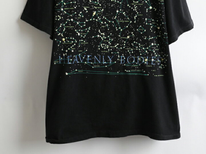 楽天市場】90s USA製 ☆ HEAVENLY BODIES 星座 総柄 両面 プリント 