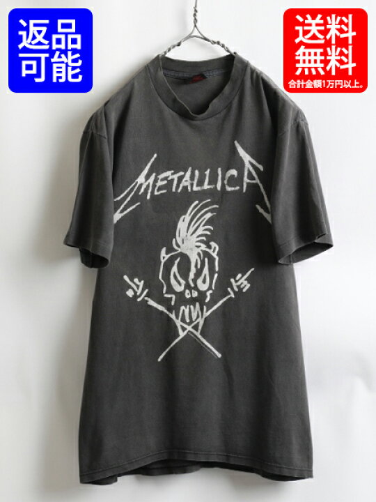 楽天市場】90s USA製 ☆ Metallica メタリカ ヨーロッパ プリント 半袖  