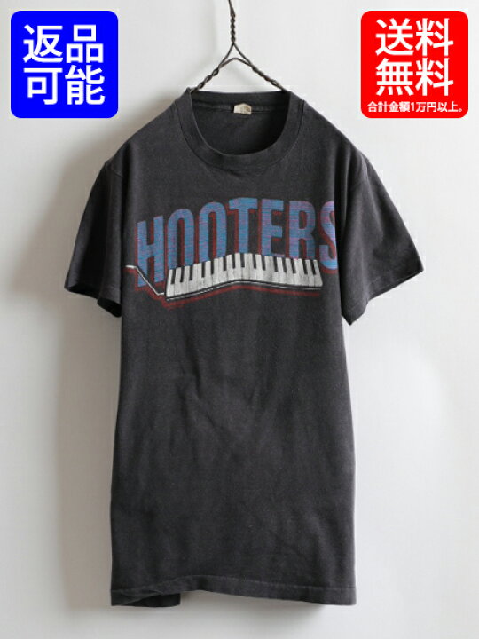 楽天市場】80s USA製 ☆ HOOTERS フーターズ 両面 鍵盤 プリント 半袖 