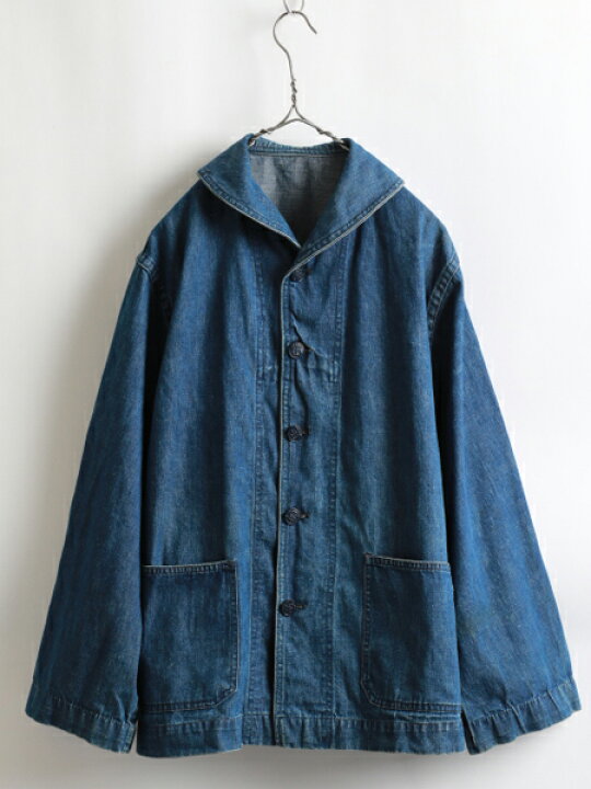 楽天市場】40s ☆ 米軍 U.S.NAVY 海軍 ショールカラー デニム 