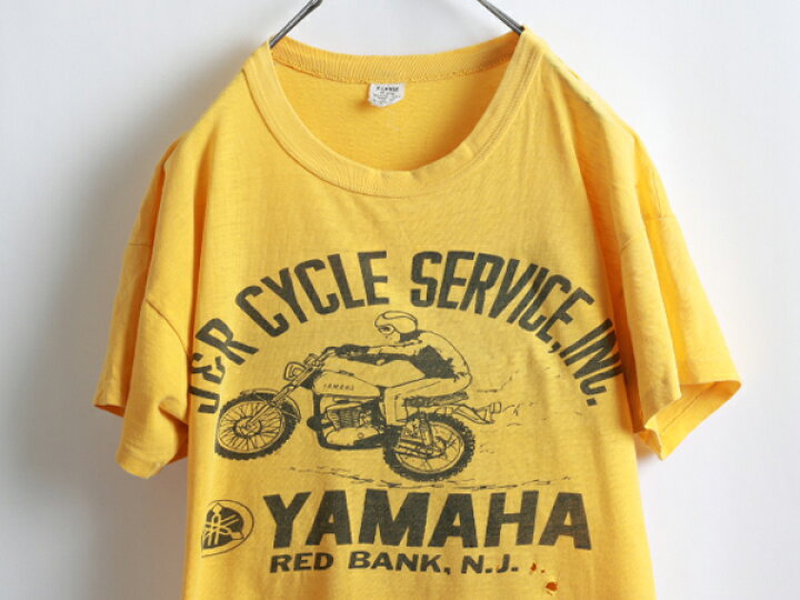 楽天市場】70s USA製 ☆ YAMAHA ヤマハ 染み込み プリント 半袖 