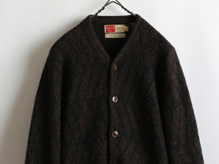 ビンテージ モヘアカーディガン ミルウォーキーニット 