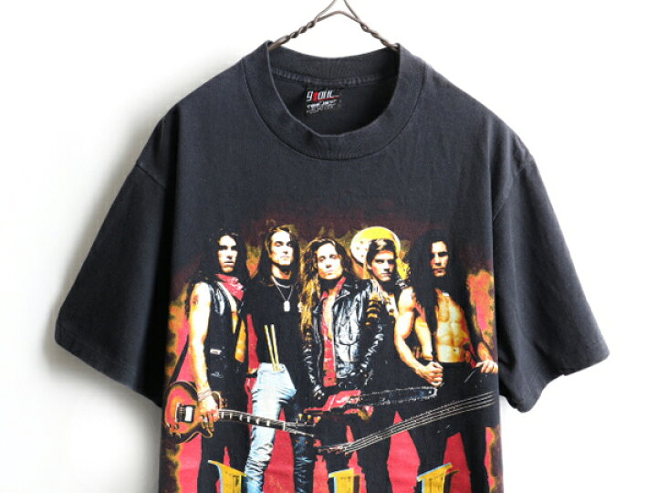 90s Divinyls ワールドツアー プリント Tシャツ XL バンド 黒（楽天  